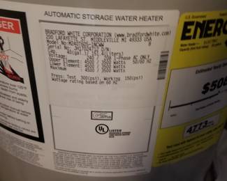 40-gallon ELECTRIC hot water heater
