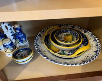 Hand painted dishes