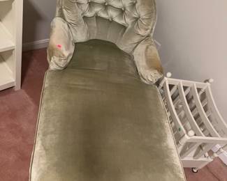 Green Chaise - 57L x 27w