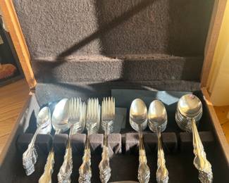 Silver plated serving ware