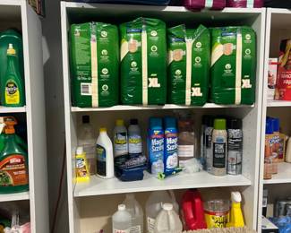 Adult diapers and cleaning products 