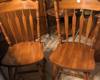 Same chairs, different lighting. Set of four.