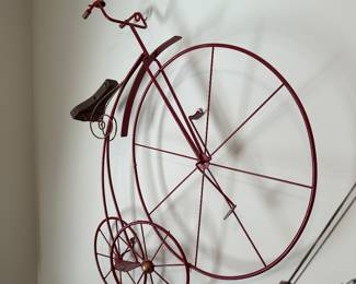 Curtis Jere high wheel bike sculpture