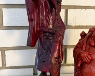 Hand carved statue 