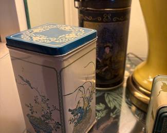 Tea tins