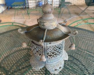 Cast iron lantern