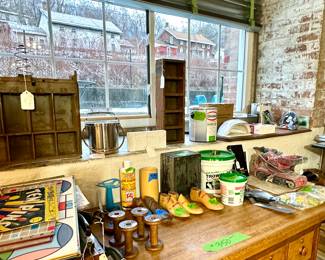 Craft supplies and great work shop furnishings