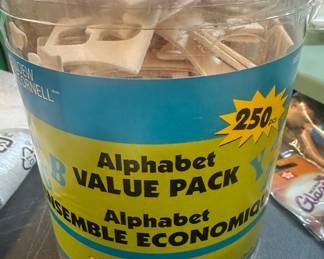 Jumbo alphabet letter pack