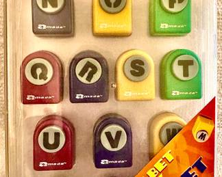 Alphabet punch set