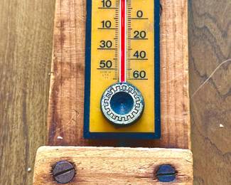 Handing antique thermometer, Springfield