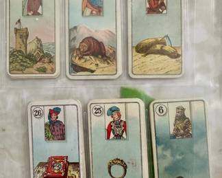 Black Cat tobacco terror cards 1920s- 1930s