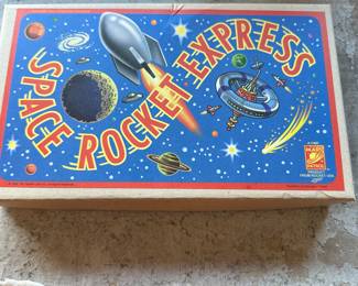 Space Rocket Express wind up toy. Part of the Mars Patrol Series. Japan 1998