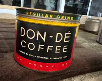 1930s Don-De CoffeeTin