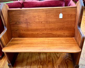 Beautiful pew 42” long, 22” deep c 32” high