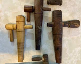 Variety of antique Spiggots