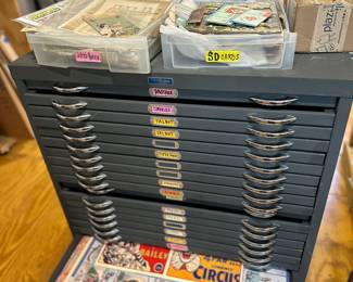 Foster 25 Drawer Flat File cabinet.