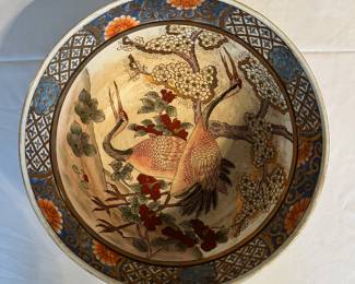 Interior of Japanese Kutani bowl, pictured previously.