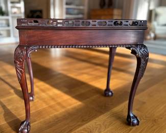 Antique Councill Craftsmen mahogany tea table.