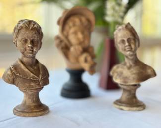 Various small busts.