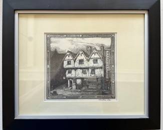 An etching by Sydney Lee.