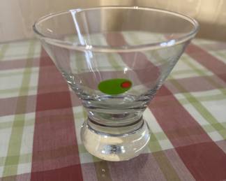Stemless martini glasses, set of 4