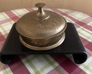 Brass trinket box