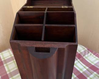 Interior of box