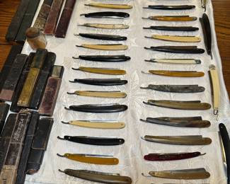 Antique and vintage straight razors
