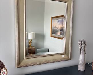 Gold Rectangular Wall Mirror