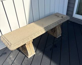 concrete garden bench from Waterloo Gardens