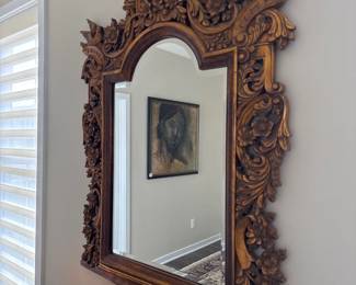 Ornate Gilt (Gold) Wall Mirror