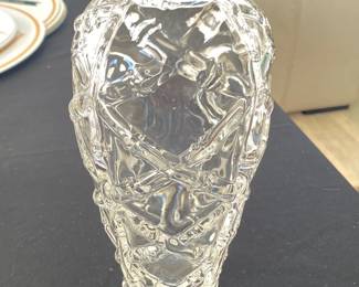 Tiffany & co Bamboo Design Crystal Vase