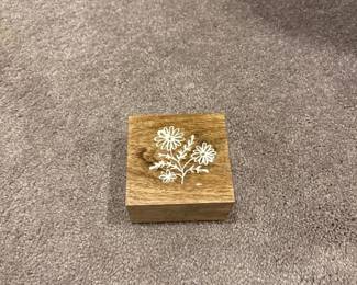 Hand Carved Wood Textile Printing Block