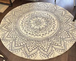 Pauwer Luxury Round Area Rug Non Slip Rug