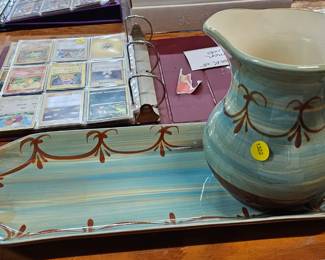 PITCHER AND TRAY