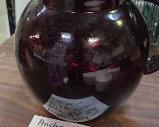 ANCHOR HOCKING ROYAL RUBY RED PITCHER