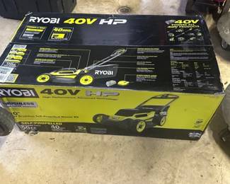 20 40V RYOBI BRUSHLESS SELF PROPELLED MOWER KIT