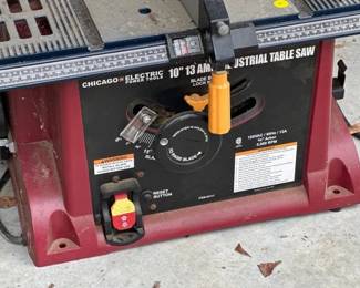 CHICAGO ELECTRIC 10 INDUSTRIAL TABLE SAW