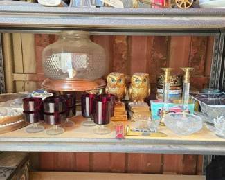 6006  Crystal, Bookends, Drink Dispenser  More 