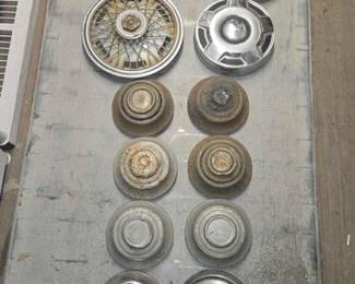 4084  12 Metal Hubcaps  Rims 