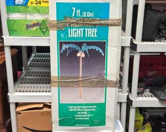 2406  7ft Palm Rope Light Tree 