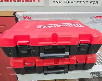 2710  2 Milwaukee M18 Fuel Cases 