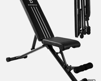 8108  NEW Pooboo Adjustable Weight Bench 