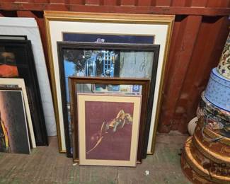 6506  5 Framed Artworks 