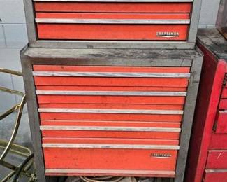 2432  Craftsman Tool Box With Tools 