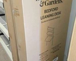 4590  NEW 2 Better Home  Gardens Bedford Leaning Desk 