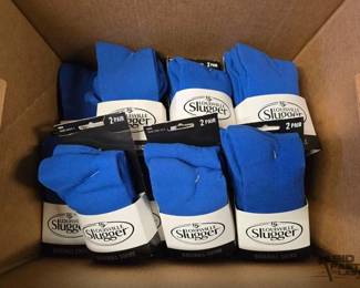 7084  NEW 14 2Pair Packs Louisville Slugger Baseball Socks 