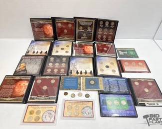 1514  16 Coin Collections  Loose Coins 