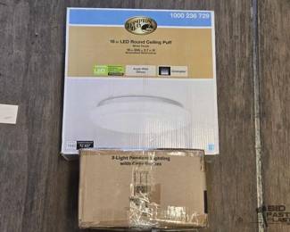 8050  2 Light Fixtures 