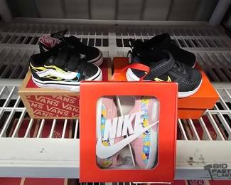 7072  NEW 3 Pairs of Nike Toddler Shoes 